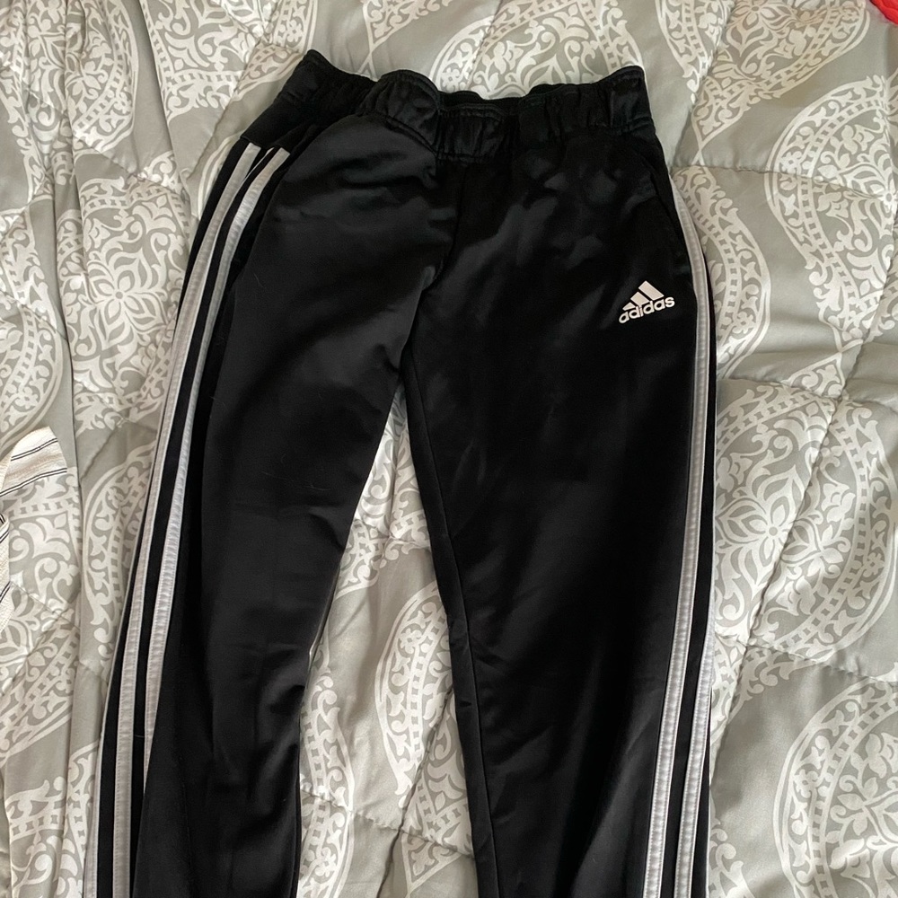 Black adida jagger sweatpants